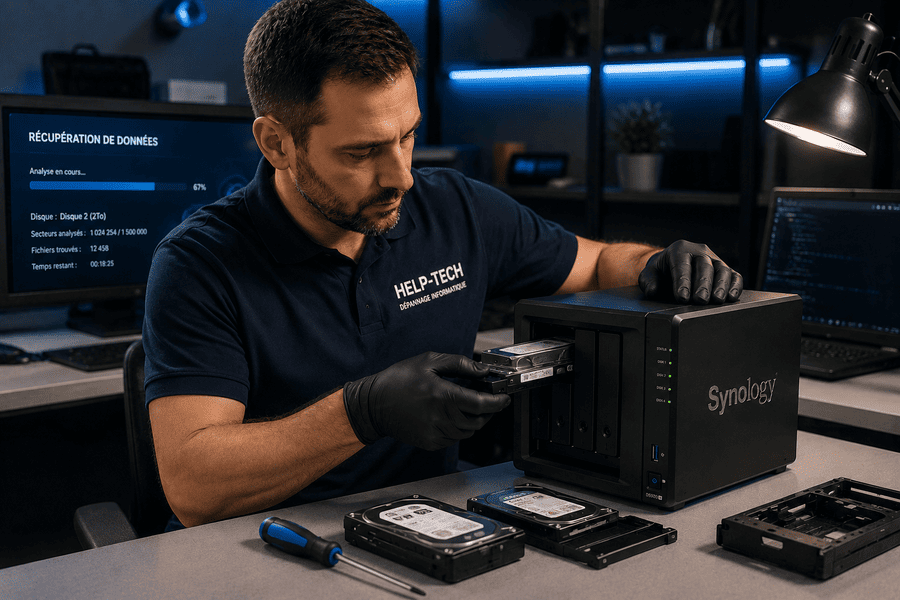 Sauvegarde et protection des données lors d'une assistance informatique à domicile à Bondy